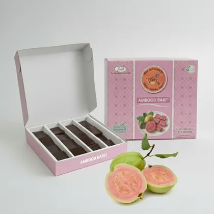 Amrood (Guava) Barfi (अमरूद बर्फी) – Vrindavan Aushadhiya Misthan, Haridwar