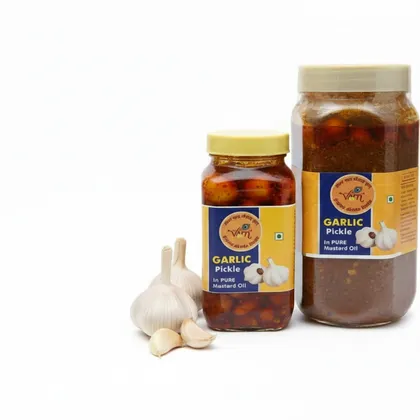 Garlic Pickle (लहसुन अचार) – Vrindavan Aushadhiya Misthan, Haridwar