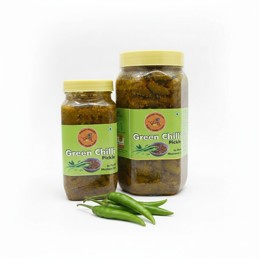 Green Chilli Pickle from Vrindavan Aushadhiya Misthan