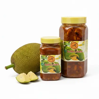Kathal jackfruit pickle jar from VAM Haridwar