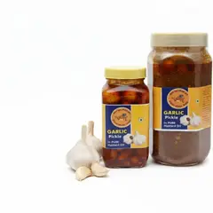 Mixed vegetable pickle jars from VAM Haridwar