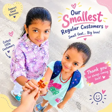 Young customers at Vrindavan Mishthan, Haridwar